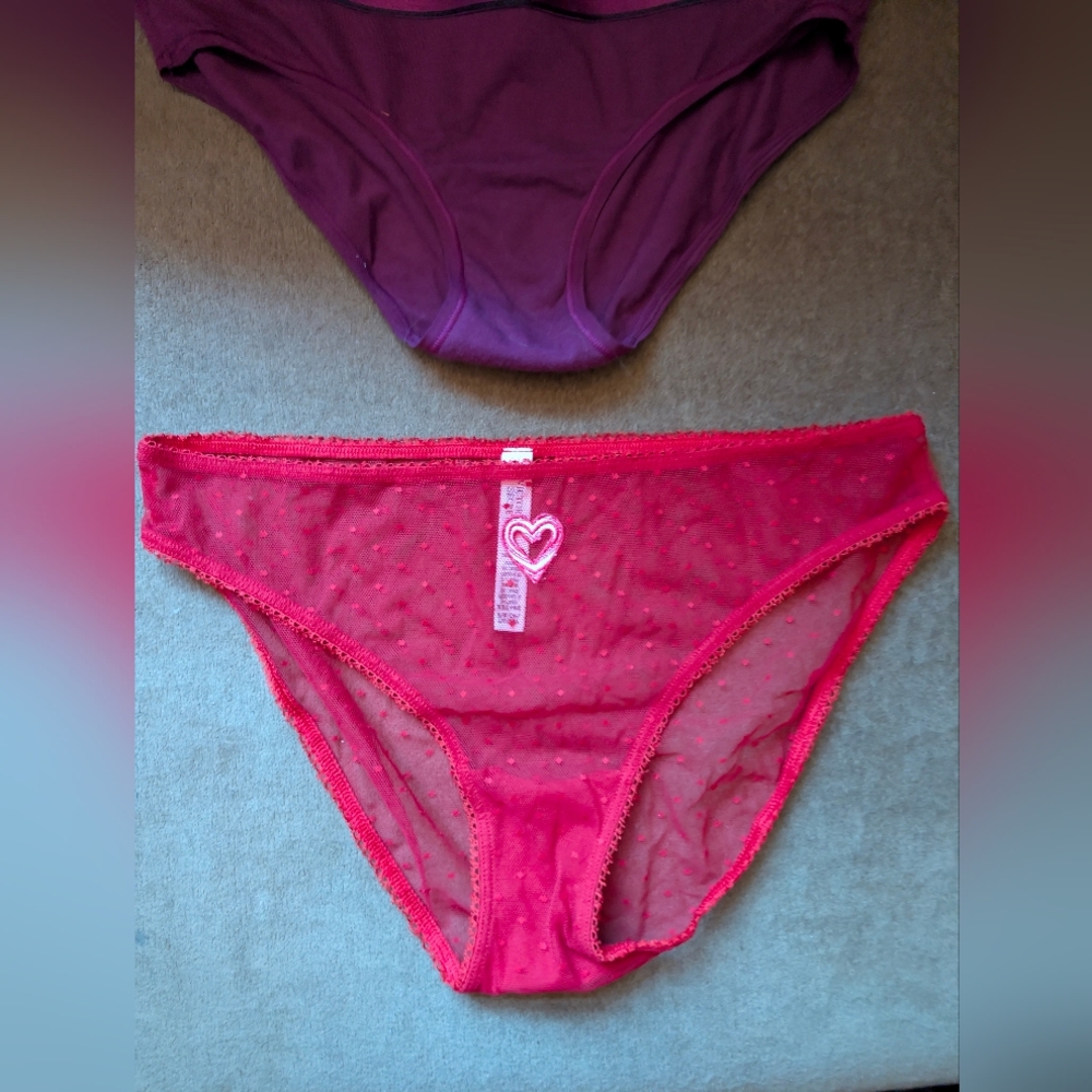 Victoria's Secret Red and Purple Panty Set Bundle - Picture 12 of 16